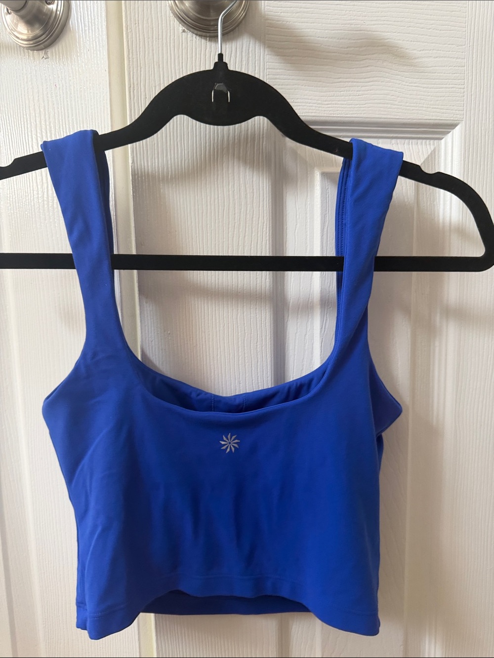 Athleta Crop Tank Top with Scoop Neck- color varsity